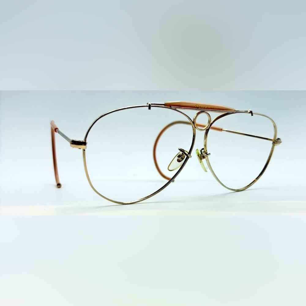 Vintage Simmons Gold Pilot Sunglasses Frames Only